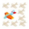 CertBuy Paquete de 20 aviones de madera natural avión de