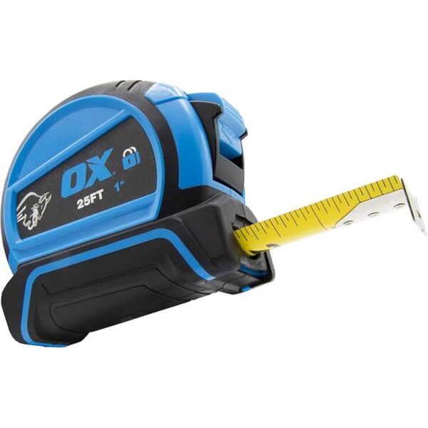 OX TOOLS Trade Cinta métrica de bloqueo automático de 25
