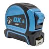 OX TOOLS Trade Cinta métrica de bloqueo automático de 25