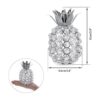 JUXYES Adornos de piña con cuentas de cristal brillantes