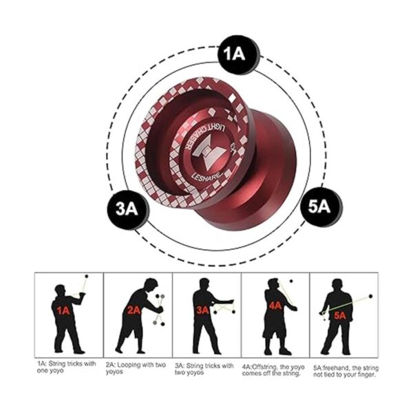 LESHARE Yoyo Professional sin respuesta rodamiento_4