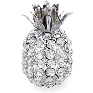 JUXYES Adornos de piña con cuentas de cristal brillantes