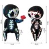 Estatua de pareja de calavera de azúcar figura de_6