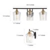 Durent Lighting Modernas lámparas de baño sobre espejo 3
