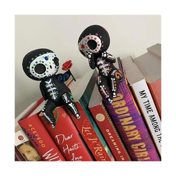 Estatua de pareja de calavera de azúcar figura de_3