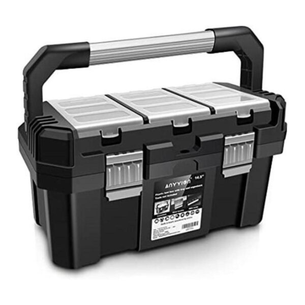 Anyyion Caja de herramientas de 14.5 pulgadas con bandeja_1