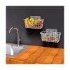 MaraFansie Canastas de alambre para pared sin