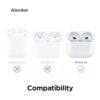 Funda de lujo para AirPods 3 con llavero de perlas con