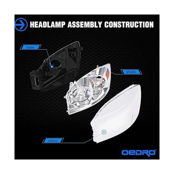 OEDRO Conjunto de faros delanteros compatible con 2007_2