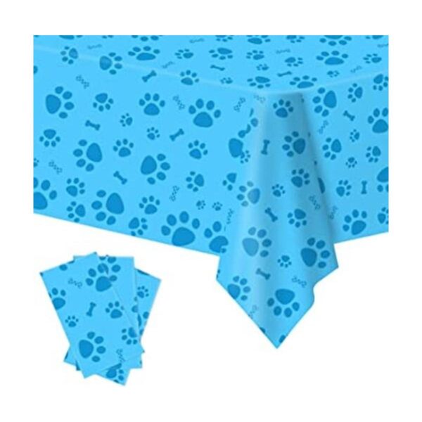 Mantel con estampado de patas paquete de 3 manteles de_1