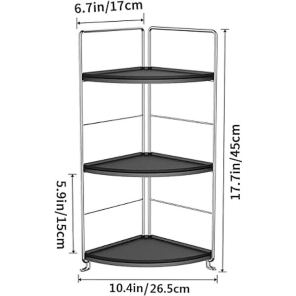 Organizador de encimera de baño de 3 niveles estante