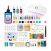 JDiction Nuevo kit de resina UV con luz resina dura súper