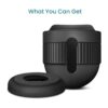 Fintie Funda de silicona compatible con Nest Cam para_2