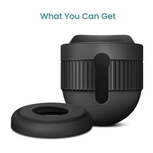 Fintie Funda de silicona compatible con Nest Cam para_2