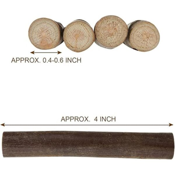 DIRBUY 300 palillos de madera de 3.9 in de 0.08 a 0.15