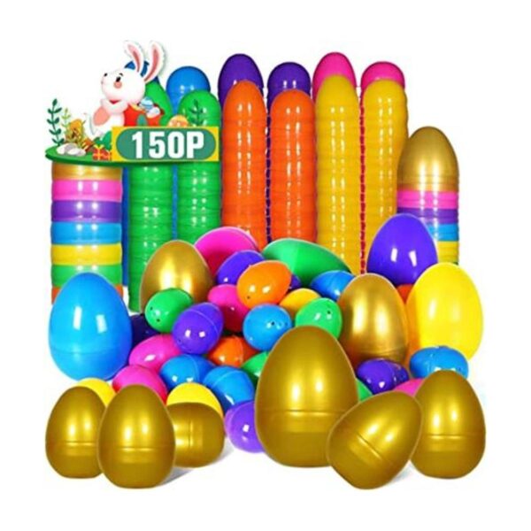 LessMo 150 piezas de huevos de Pascua de 3.94 pulgadas