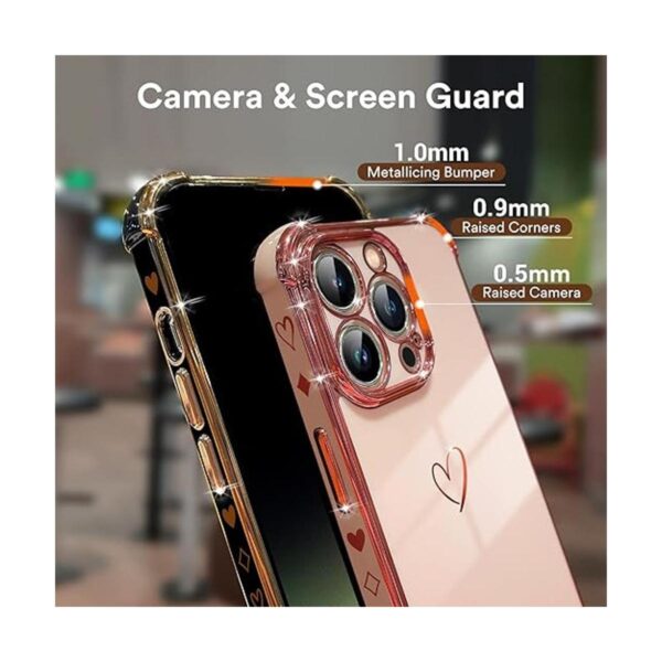 Daviko Funda compatible con iPhone 13 Pro Max para mujer_5