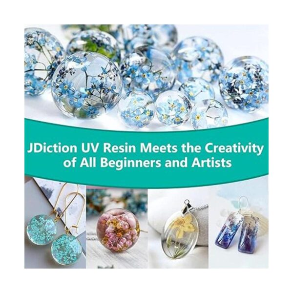 JDiction Nuevo kit de resina UV con luz resina dura súper