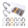 Hmjpng 600 lazos de alambre en forma de U protectores de
