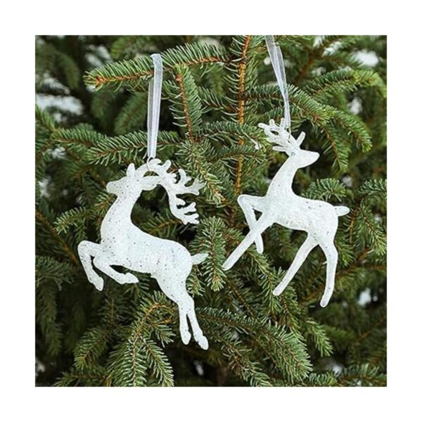 KyeeaDIY 3 moldes de resina de alce de Navidad con 20