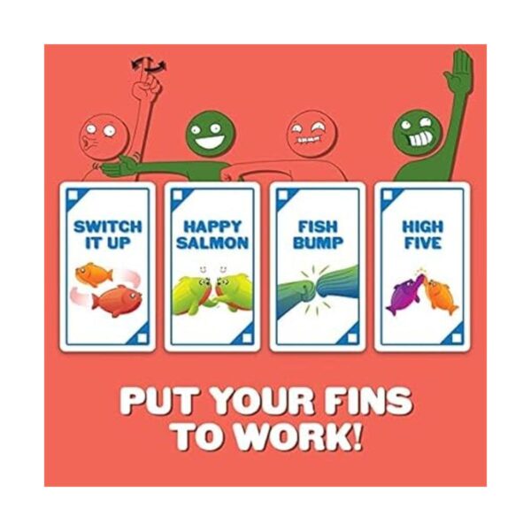 Exploding Kittens Happy Salmon Juegos de cartas para_4