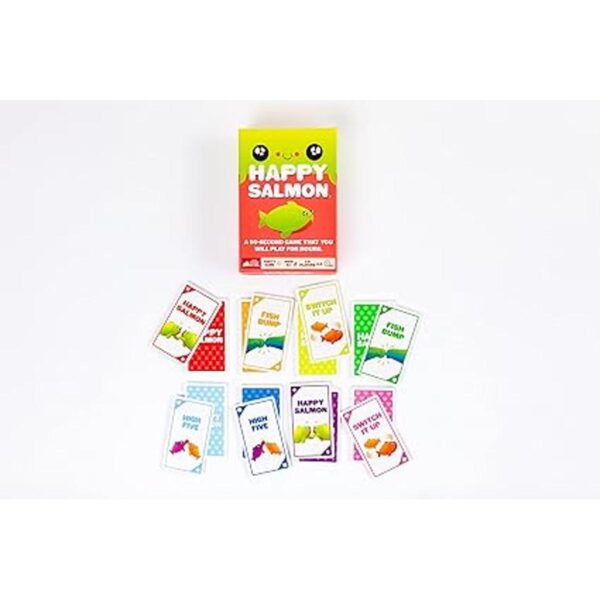 Exploding Kittens Happy Salmon Juegos de cartas para_6