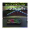 Fiodio Teclado mecánico inalámbrico y con cable RGB de 61
