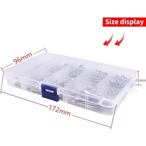 CrazyHobby Kit de tornillos RC compatibles con Traxxas