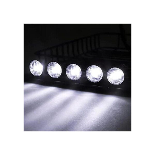 Juego de portaequipajes de metal para coche con luces LED_1