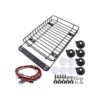 Juego de portaequipajes de metal para coche con luces LED_5