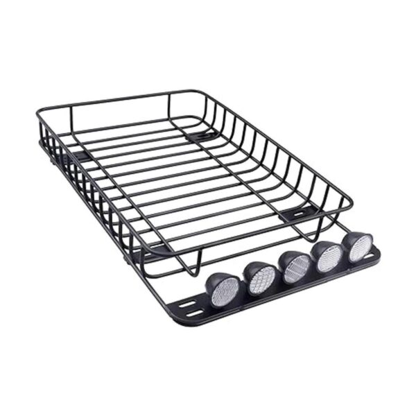Juego de portaequipajes de metal para coche con luces LED_4