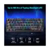 Fiodio Teclado mecánico inalámbrico y con cable RGB de 61