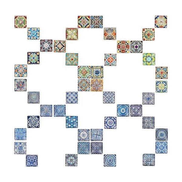 PH PandaHall Cabujones cuadrados de mosaico de 1 pulgada