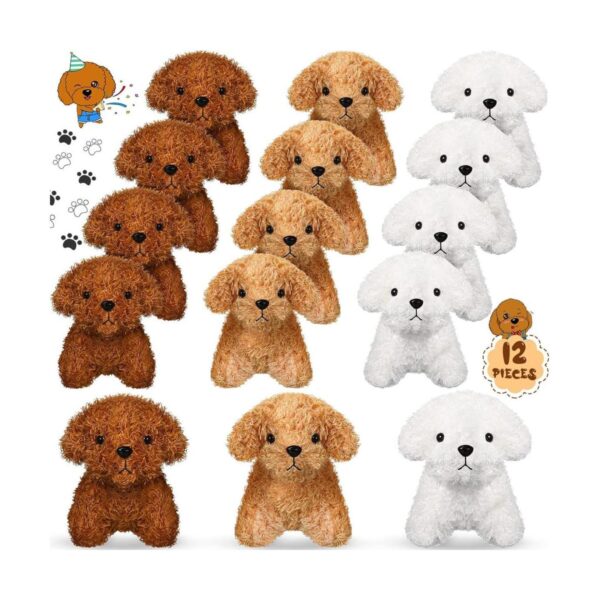 Juego de 12 juguetes de peluche pequeños de 5 pulgadas_1