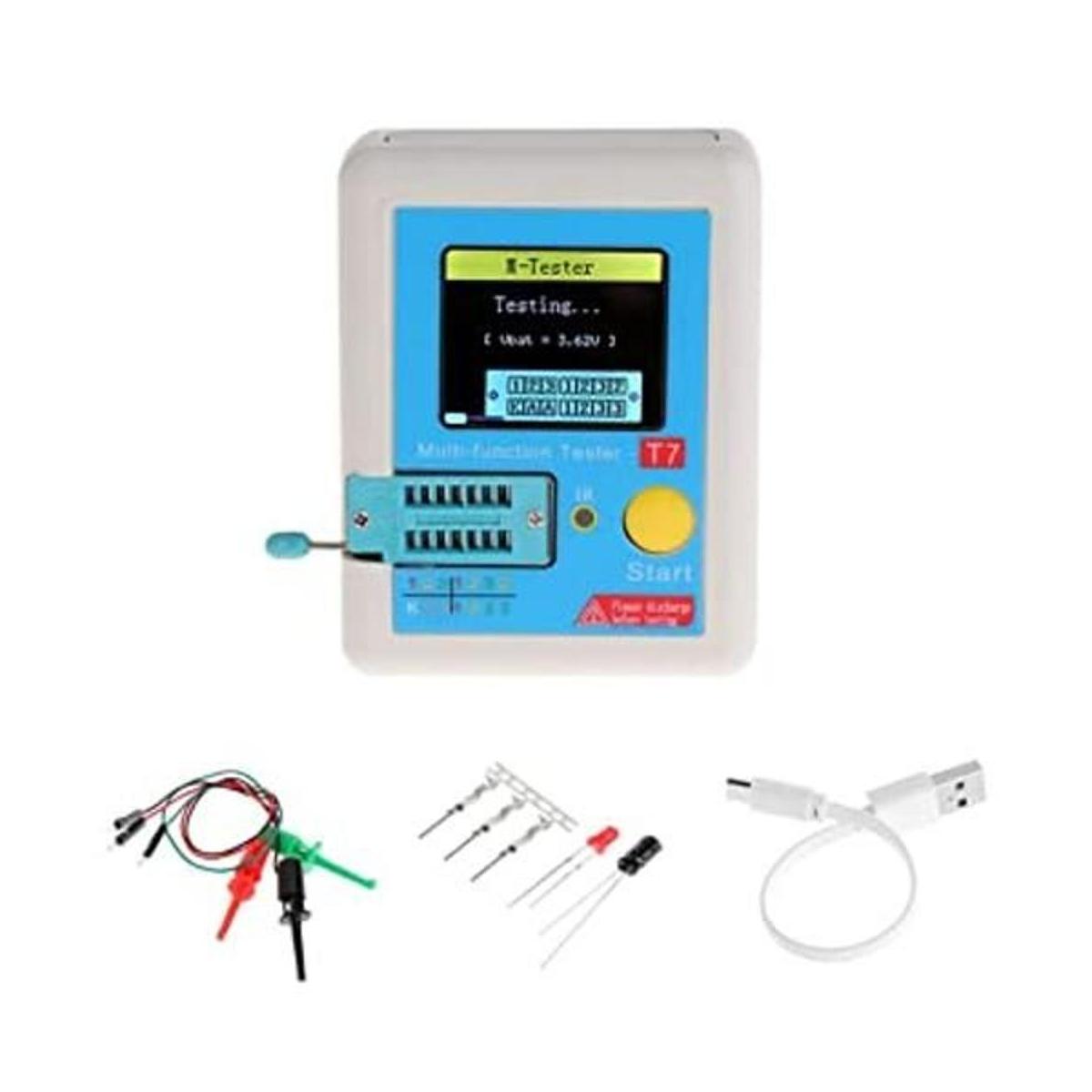 HiLetgo LCRT7 Probador de transistor TFT Medidor de