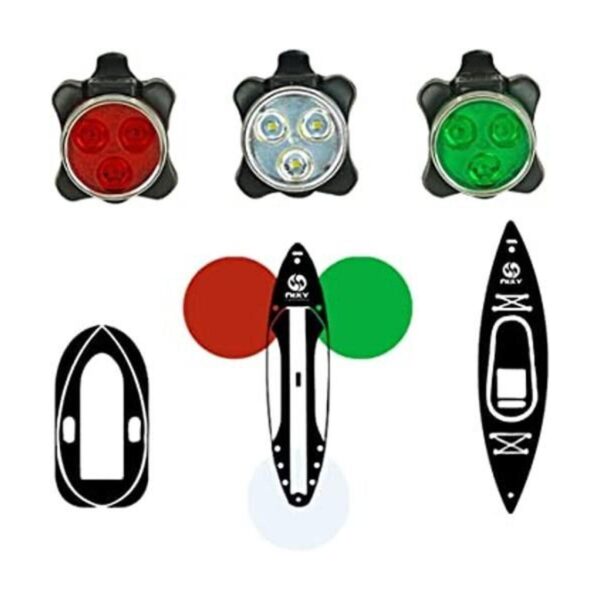 NIXY SUP and Kayak Luces LED de navegación Luces de_1