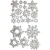 FAZHBARY 25 troqueles de copo de nieve de Navidad para_1