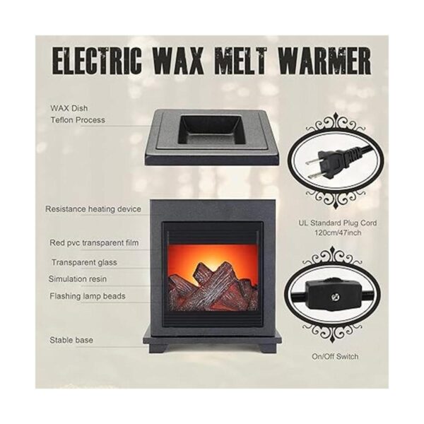 NAFANG Calentador de cera de chimenea para calentar cera_5