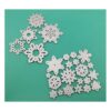 FAZHBARY 25 troqueles de copo de nieve de Navidad para_5