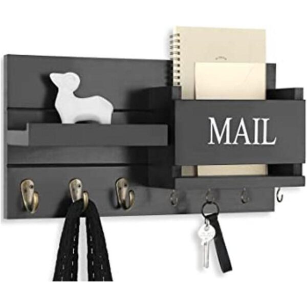 Lwenki Organizador de correo para montaje en pared