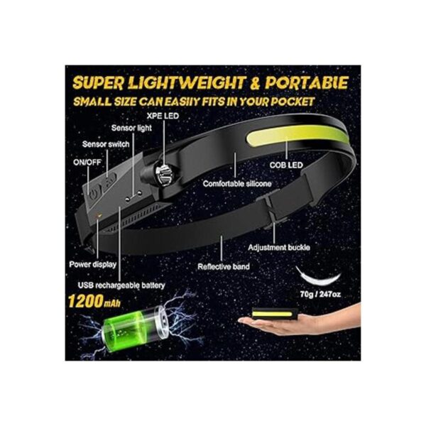 Linterna LED recargable para faros delanteros 230 de haz_2