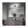 Combuh Lámparas de baño regulables color negro luces de_3