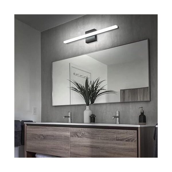 Combuh Lámparas de baño regulables color negro luces de_3