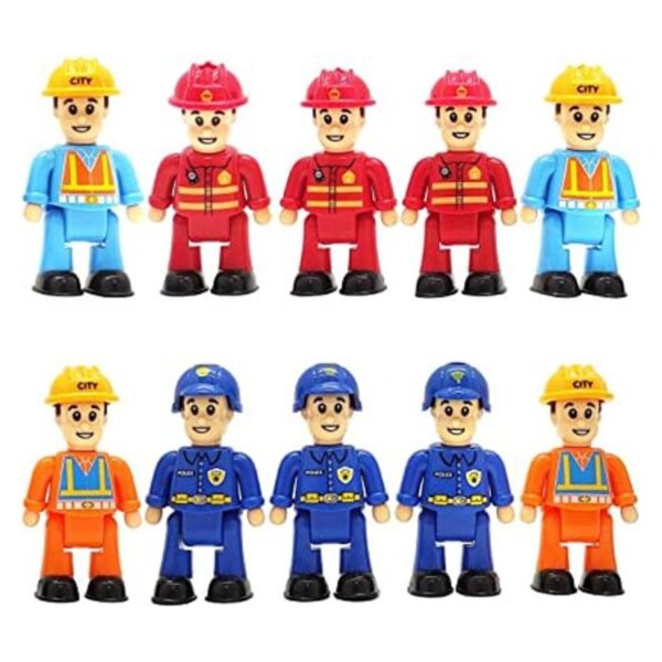 Juego de 10 figuras de juguete para personas Ayudantes_1