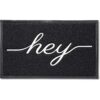 Mamas Mats Felpudo negro de 30 x 17.5 pulgadas ideal
