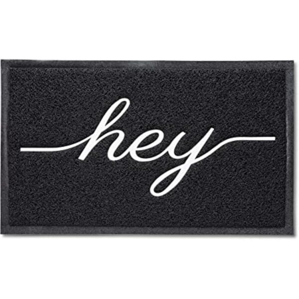 Mamas Mats Felpudo negro de 30 x 17.5 pulgadas ideal