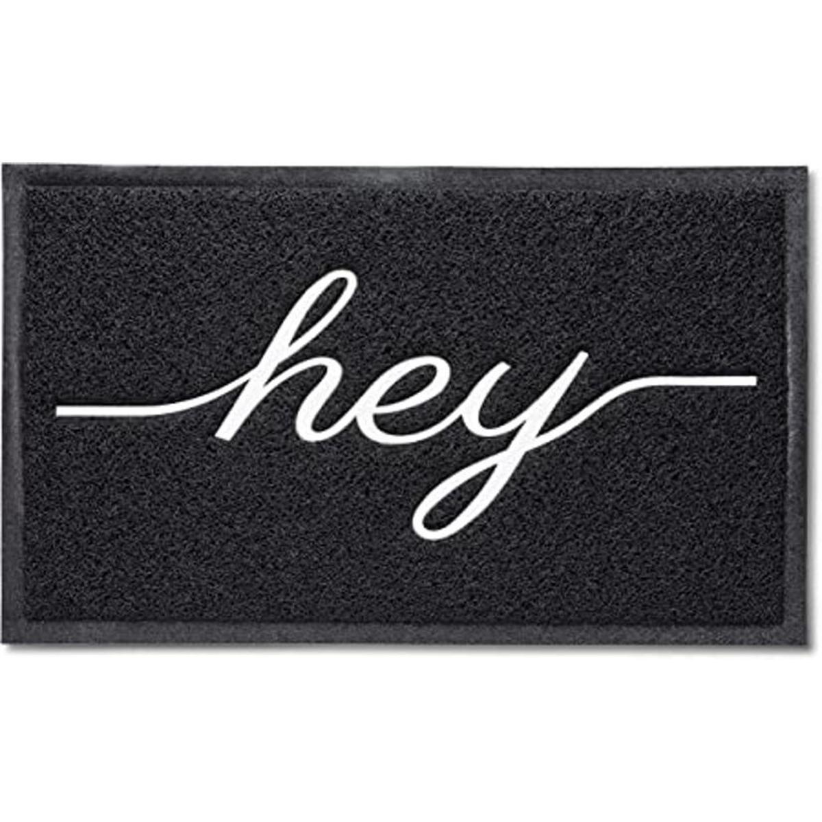 Mamas Mats Felpudo negro de 30 x 17.5 pulgadas ideal