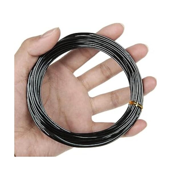 CertBuy 5 rollos de alambre de bonsái de 5 tamaños 0.039_2