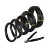 CertBuy 5 rollos de alambre de bonsái de 5 tamaños 0.039_1