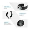 Lenink Paquete de 2 soportes de pared para sable de luz